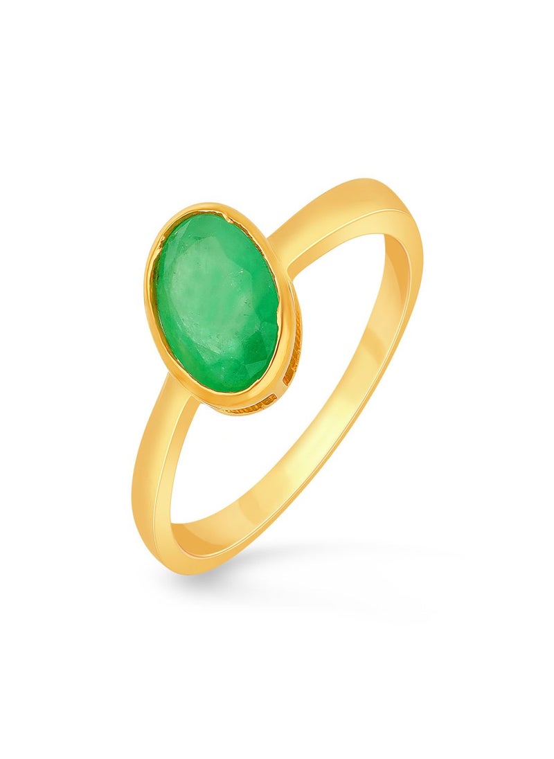 Malabar Gold and Diamonds 22 Carat 916 Purity Precia Gemstone Ring PBSREG046RN1 for Women  - Image 1