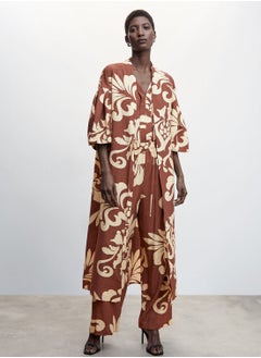 Floral Print Kaftan