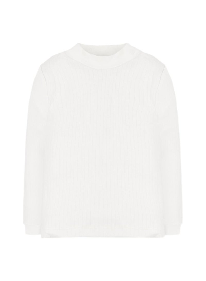 فاني باني مجموعة من 3 قمصان داخلية مضلعة بأكمام طويلة ورقبة عالية للأطفال - Image 3