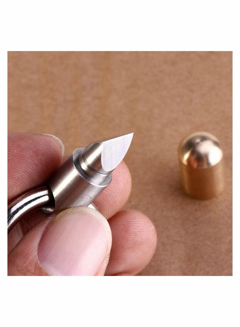 SYOSI أداة قطع صغيرة محمولة للكبسولات مع حلقة سلسلة مفاتيح، أدوات حادة EDC لتفريغ الكرتون، وتجريد الملصقات، وتقسيم الحبوب، وفتح العلب - Image 4