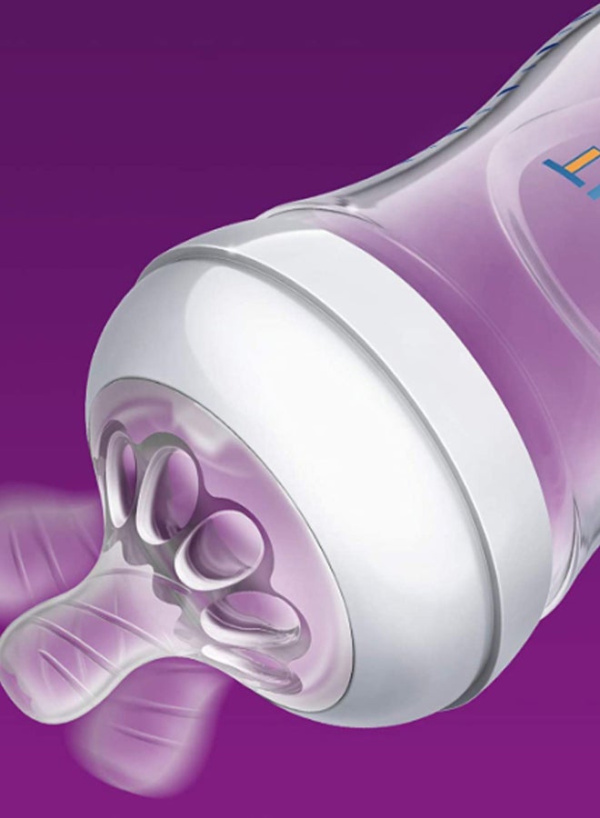 Philips Avent Natural Baby Bottle, Easy To Hold And Grip, Soft Nipple, Pack Of 2 - Clear, 125 Ml - Image 4