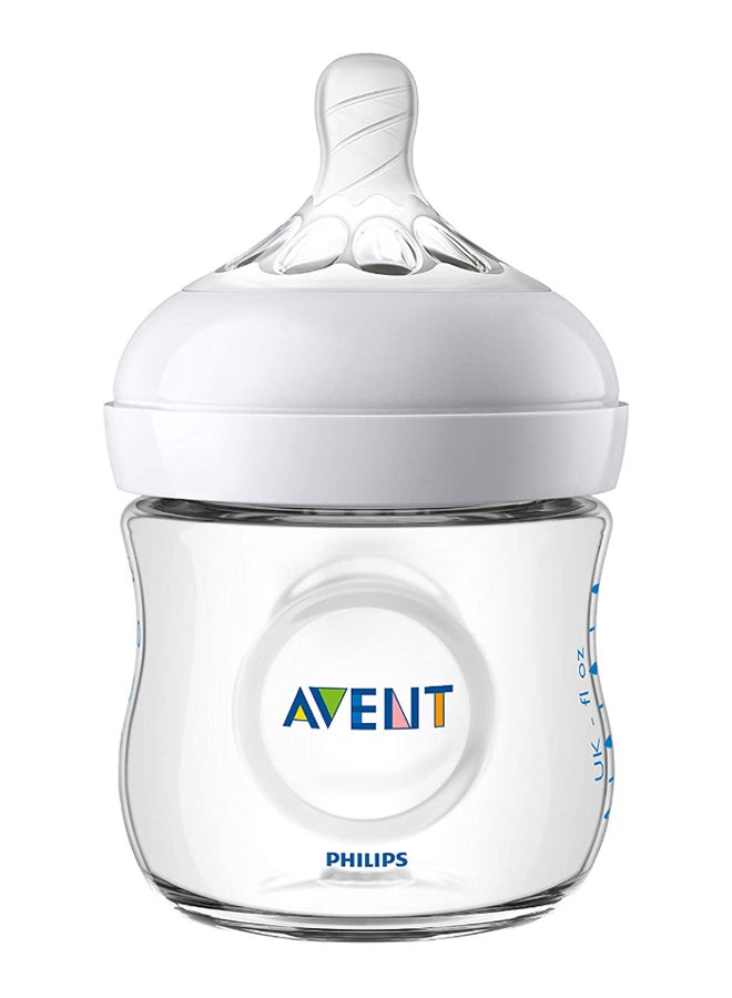 Philips Avent Natural Baby Bottle, Easy To Hold And Grip, Soft Nipple, Pack Of 2 - Clear, 125 Ml - Image 2