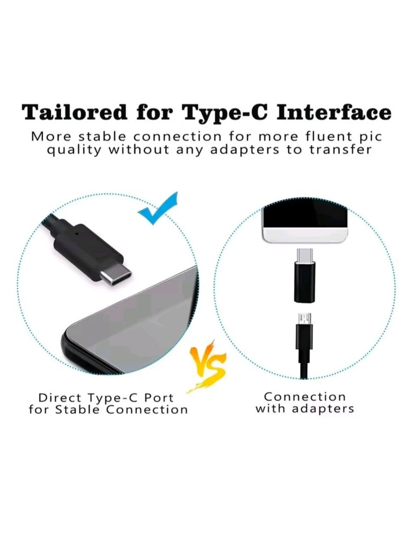7.0MM Type-C Endoscope Camera with 6 Adjustable LEDs USB Android Flexible Inspection Borescope for Phone PC - Image 4