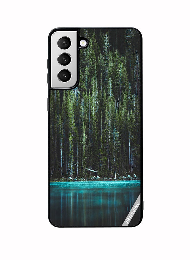 VR CREATIVE Protective Case Cover For Samsung Galaxy S22 5G Lake Design Multicolour - Image 1