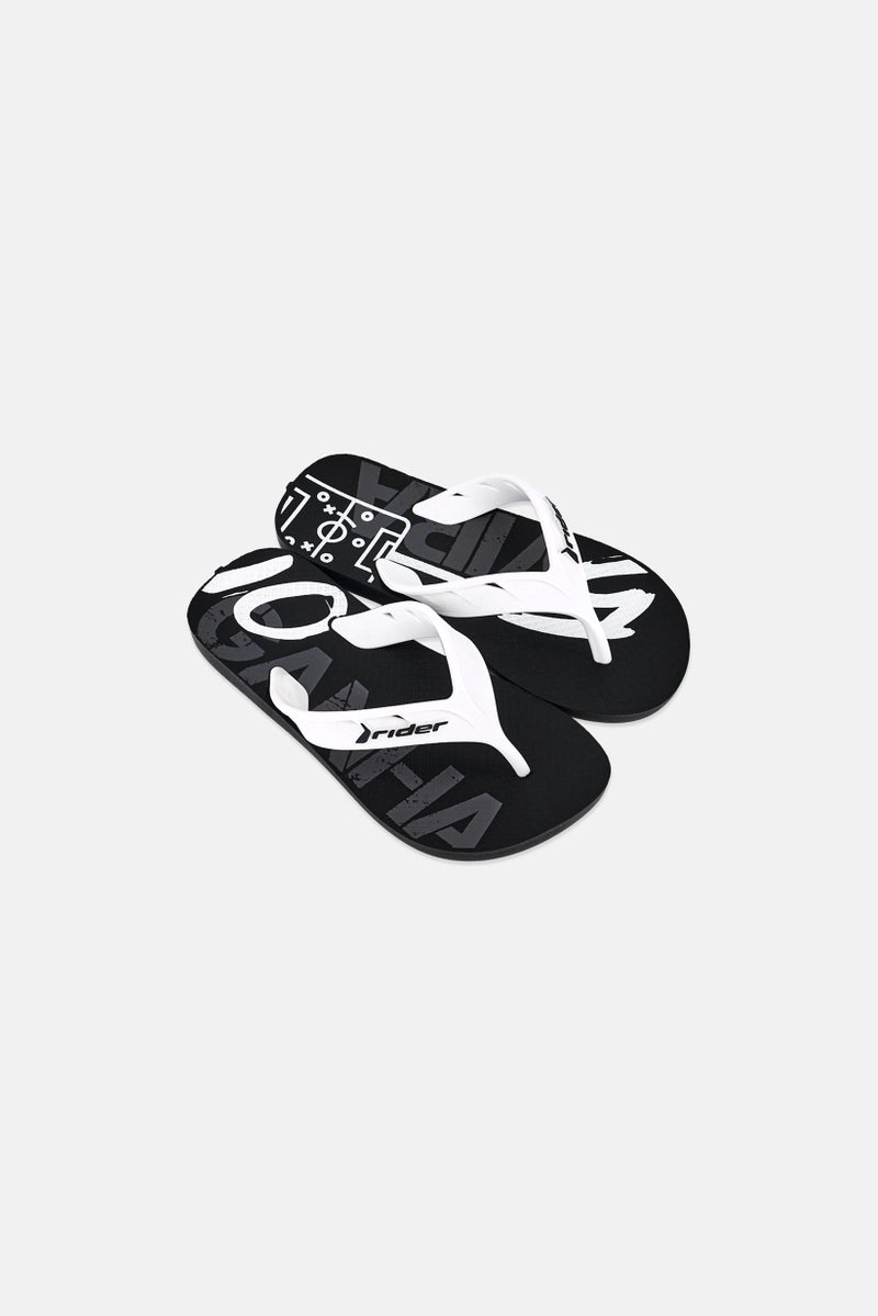 RIDER Kids Boy Street Slip On Slippers, Multicolor - Image 4