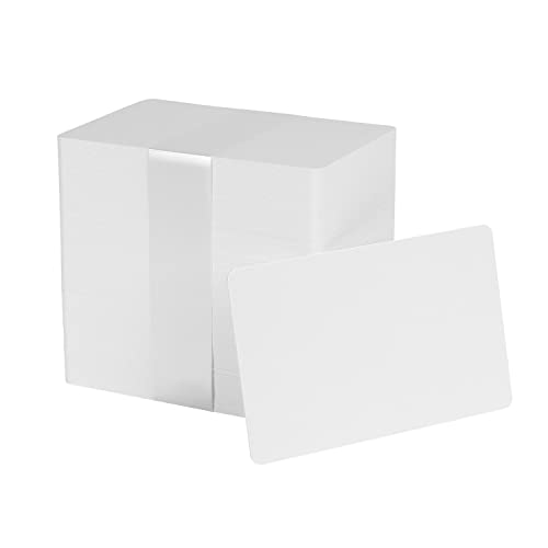 easyIDea Pack of 100 White CR80 PVC Cards | 30 mil by easyIDea - Image 1