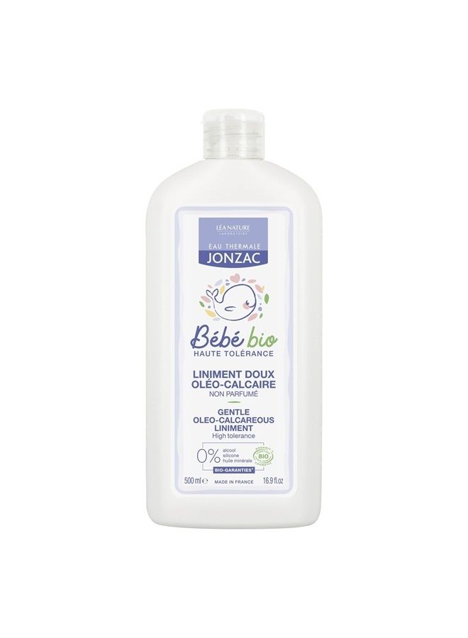 Eau Thermale Jonzac Diaper Change Special Formula Organic Cosmetic Baby Care Gentle Oleo-Calcareous Liniment, 500 ml