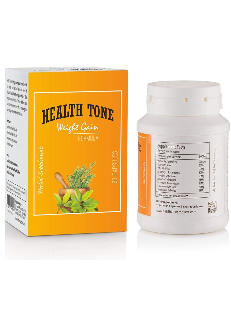 Health Tone Natural Herbal 90 Capsules - Image 2