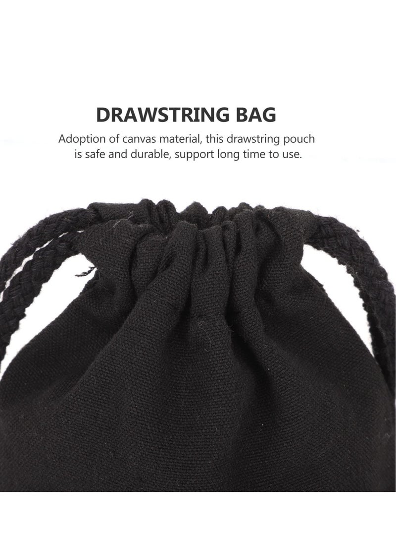 KASTWAVE 8 Pcs Money Drawstring Bag, Dollar Canvas Money Bags, Novelty Party Favors Props Drawstring Party Favor Bags, Suitable for Party Vintage Money Sack Bank Robber Bag (13*18cm) - Image 4