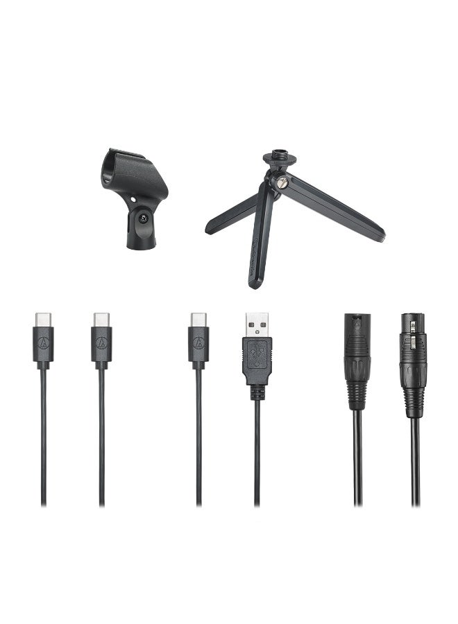 audio-technica ATR2100x-USB Cardioid Dynamic USB/XLR Microphone  - Image 4