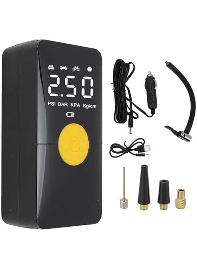 Portable Air Compressor 120W 150PSI Cordless Tire Inflator with Pressure Gauge for Car Motorcycle - Image 2