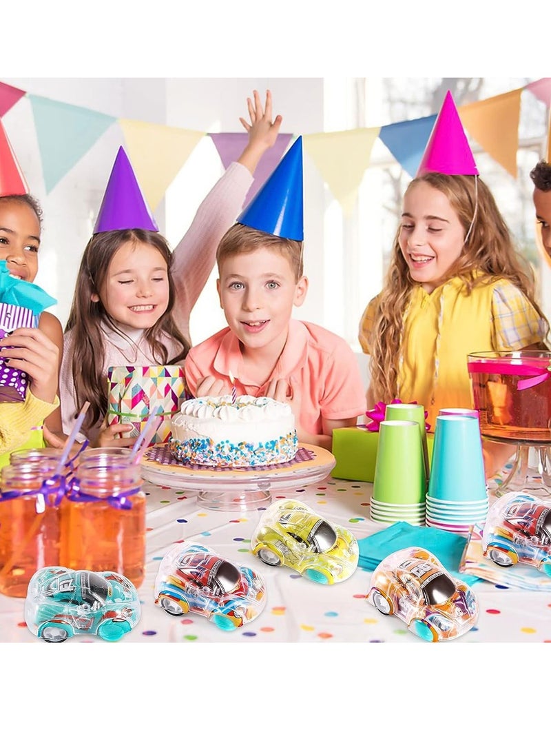 SOLARAE Pull Back Cars 28 Pcs Mini Toy Cars Party Bag Fillers for Kids Racing Car Party Favours Toys Kids Christmas Stocking Fillers for 1 2 3 5 Year Old Boys Girls Toddlers - Image 2