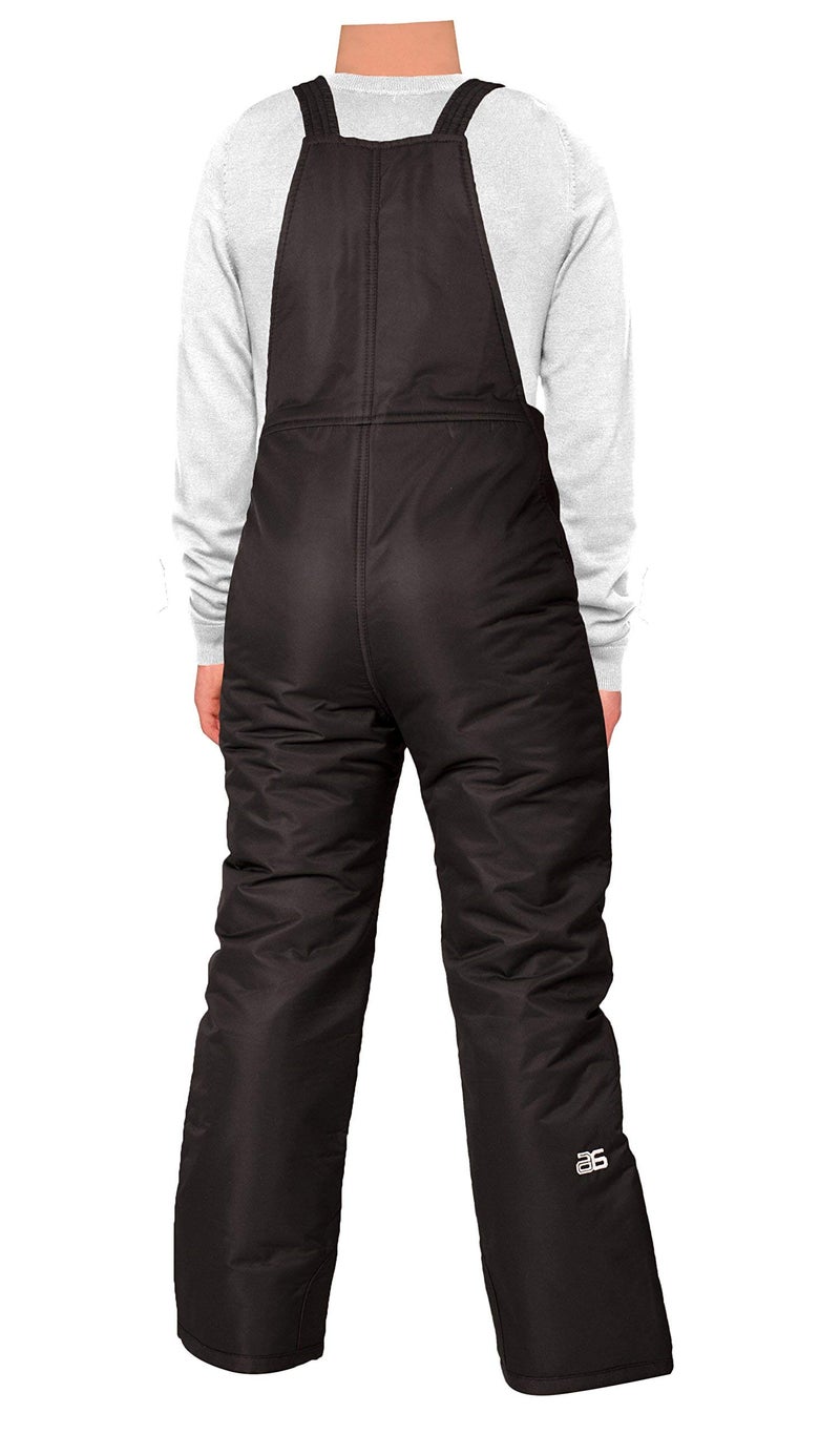 Arctix Kids Insulated Snow Bib Overalls, Black, X-Small Husky - Image 2