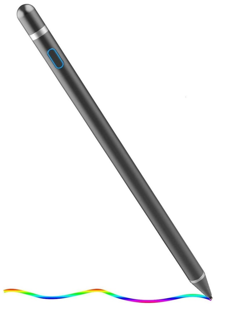 BGM Stylus Pen Digital Pencil Fine Point Active Pen for Touch Screens, Compatible with iPhone iPad and Other Tablets (Black)  - Image 2