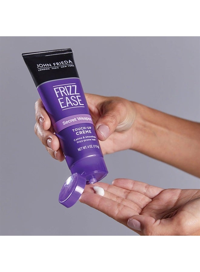 John Frieda Anti Frizz, Frizz Ease Secret Weapon Touch Up Hair Cream, Anti-Frizz Styling Cream, Helps to Calm and Smooth Frizz-prone Hair, 4 oz (Pack of 2)  - Image 4