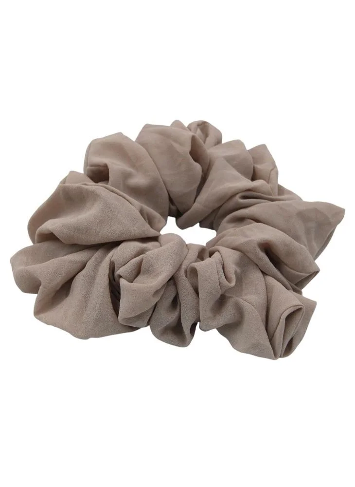 دىدانيالا D'Daniela - Elastic Volumizing Hijab Scrunchie Tie Bun - Taupe