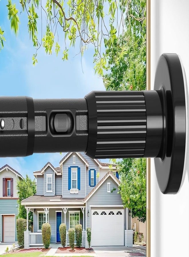 ZipGlo Tension Curtain Rod Black Shower Rod 40-166IN Extra Long Curtain Rods No Drilling Adjustable Tension Rods for Window Shower or Bathroom Outdoor Patio Diameter 1.26In - Image 1