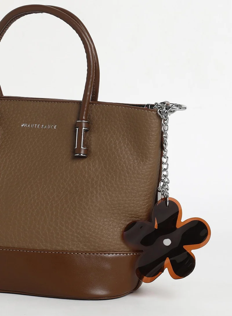 صوص هاوت Women's The Basket Hand Bag - Chocolate Brown
