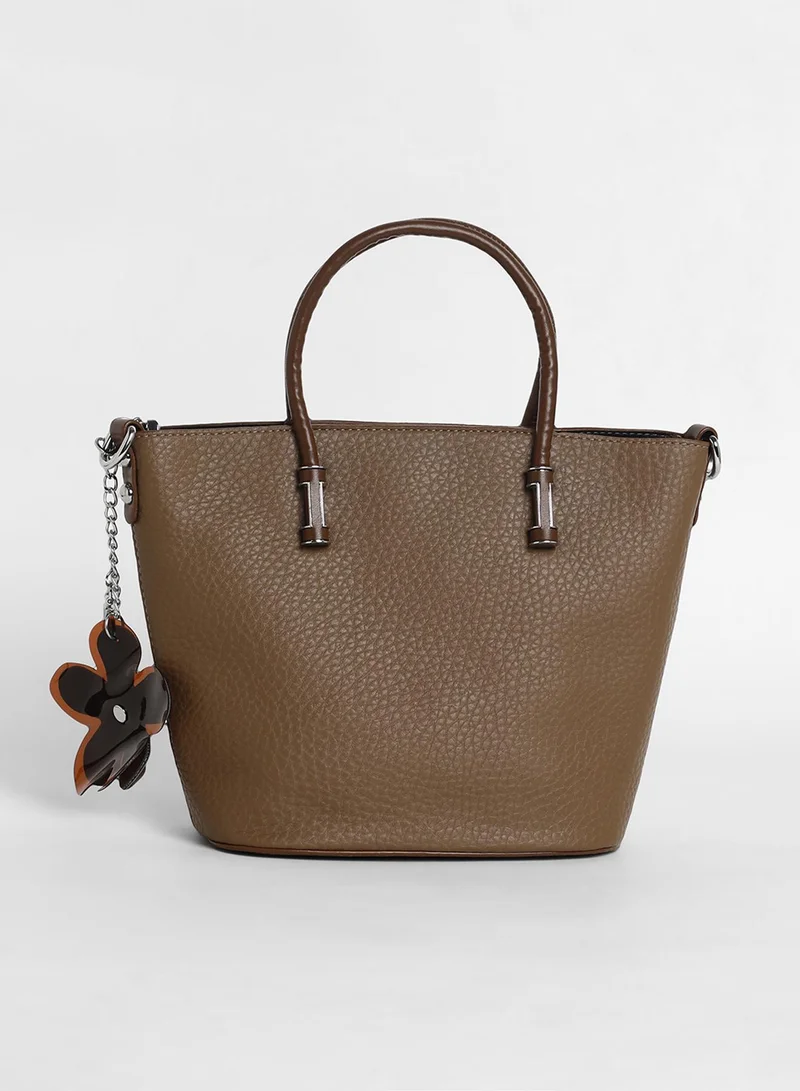 صوص هاوت Women's The Basket Hand Bag - Chocolate Brown