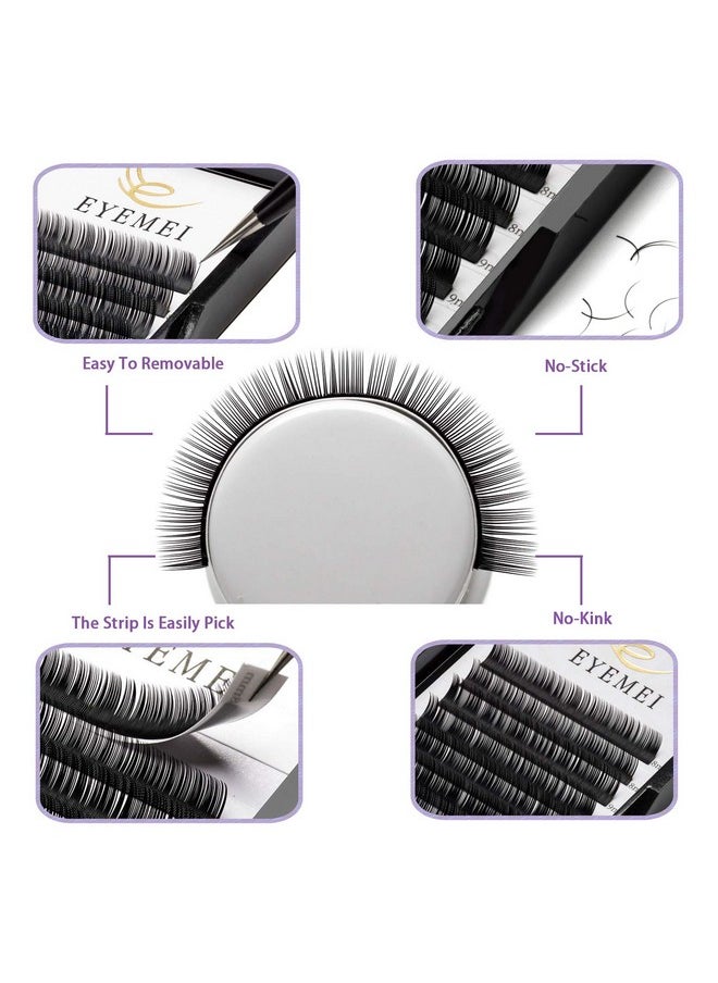 EYEMEI - Eyelash Extensions 0.20 C Curl Natural Faux Mink Eyelash Extensions Individual Lashes Extension 11Mm Tray Salon Use By Eyemei - Image 1