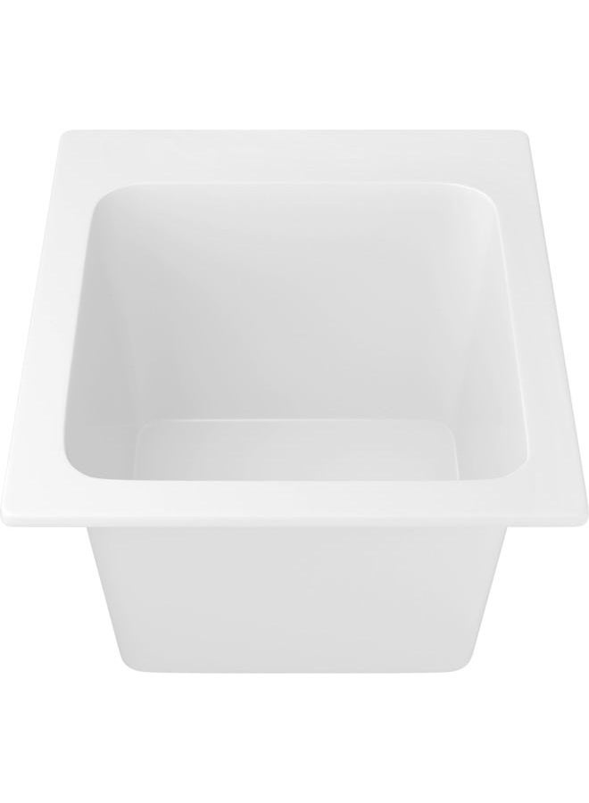 PROFLO PFLT1720D 20" Drop In Single Basin SMC Laundry Sink - White - Image 2