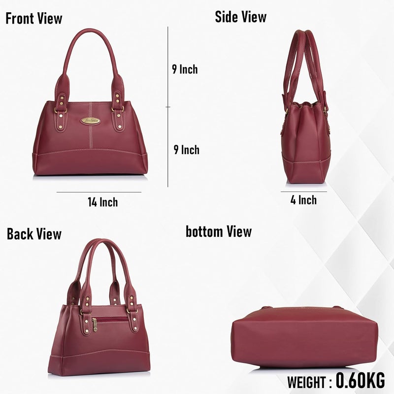 Fostelo Women's Catlin Satchel Tote Handbag for Women | Ladies Purse | Stylish Shoulder Bag | Gift For Women - Image 3