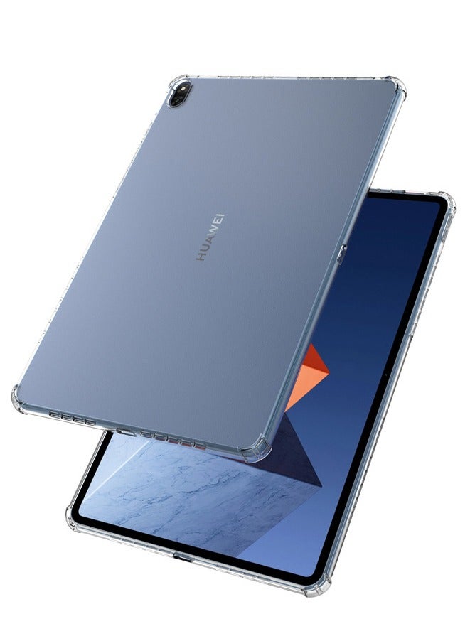 Case Compatible with Huawei MateBook E 12.6 Transparent Soft TPU Anti Slip Back Cover - Image 3