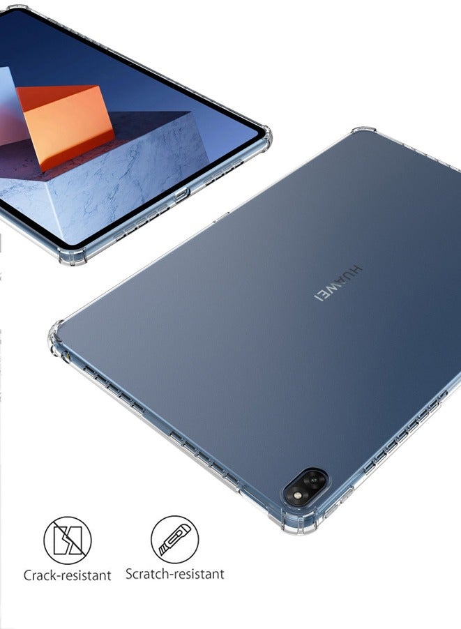 Case Compatible with Huawei MateBook E 12.6 Transparent Soft TPU Anti Slip Back Cover - Image 4