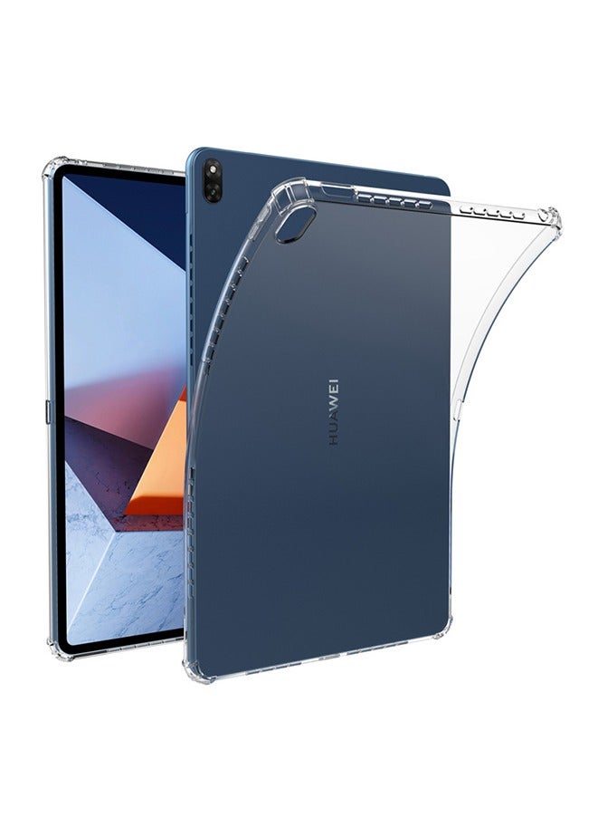 Case Compatible with Huawei MateBook E 12.6 Transparent Soft TPU Anti Slip Back Cover - Image 1
