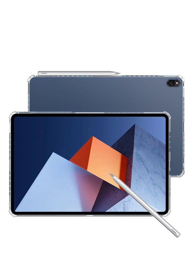 Case Compatible with Huawei MateBook E 12.6 Transparent Soft TPU Anti Slip Back Cover - Image 2