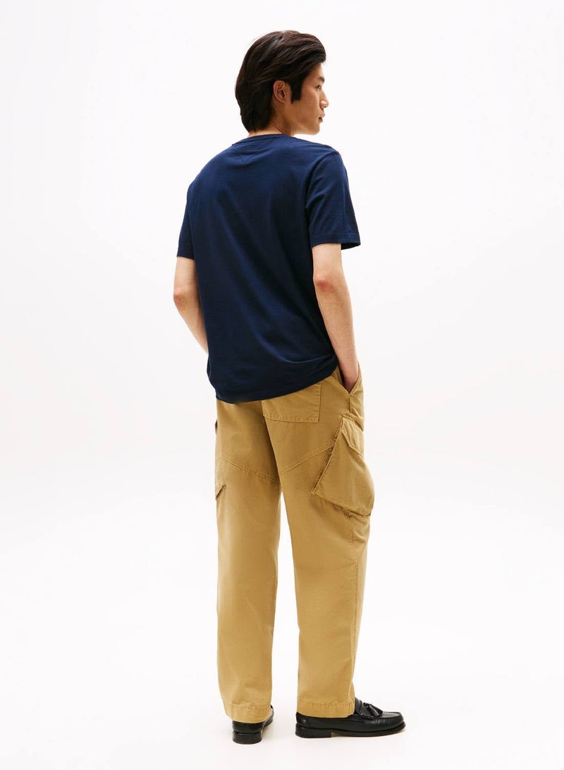 TOMMY HILFIGER Patch Pocket Crew Neck T-Shirt - Image 2