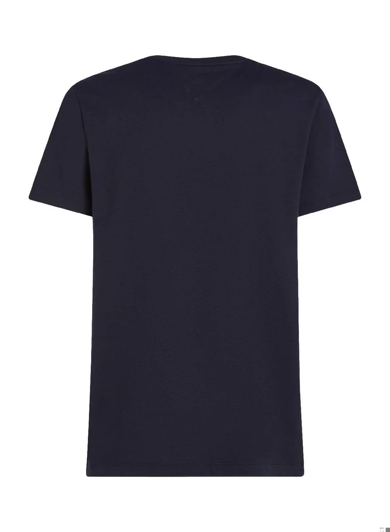 Tommy Hilfiger Desert Sky Patch Pocket Crew Neck T-Shirt for Men | Best Price UAE