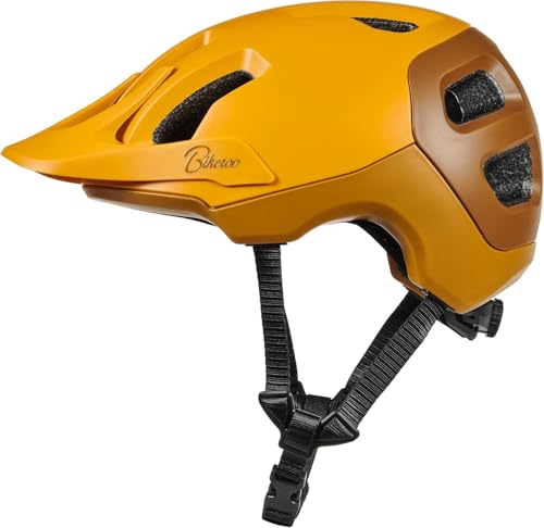 Bikeroo MTB Bike Helmet Adjustable 5662 cm 22 24 Circumference Adult Cycling Safety Head Protection for Road Mountain Bicycles Protective Headgear Sports Equipment for Outdoor Adventures - Image 1