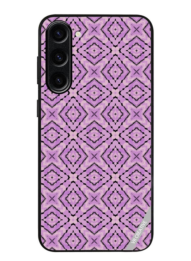 VR CREATIVE Protective Case Cover For Samsung Galaxy S23 Plus Strips Design Multicolour - Image 1