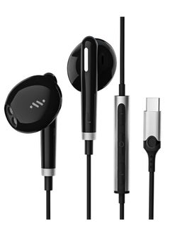 Letv In-Ear Noise Cancelling Headphones With Microphone For IPhone 15 Pro Max Samsung S24 Ultra A53 A54 S23 FE S22 S21 - Black  - Image 1