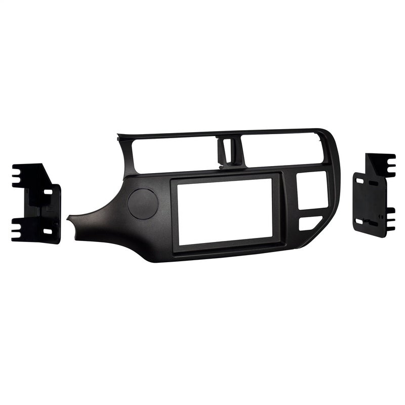 Metra 95-7353CH Double DIN Dash Kit for Select 2012-Up Kia Rio Vehicles (Black) - Image 5