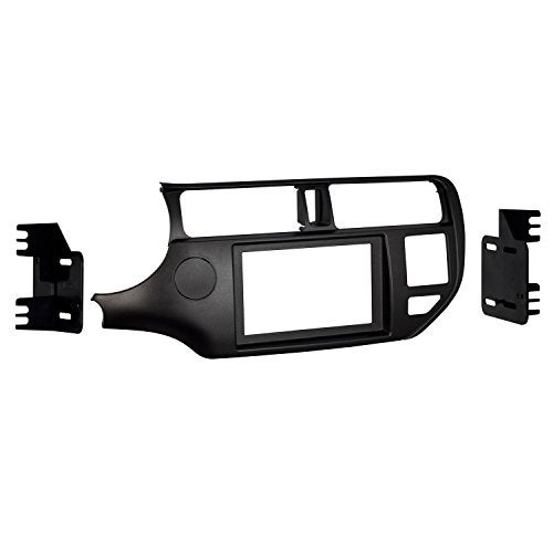 Metra 95-7353CH Double DIN Dash Kit for Select 2012-Up Kia Rio Vehicles (Black) - Image 1