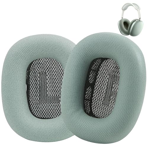 Earrock Ear Cushions Replacement for AirPods Max Headphones,Protein Leather Covered Earpads with Memory Foam and Magnet (Green) - Image 1