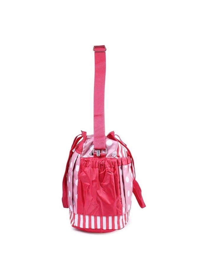 3-Piece Baby Diaper Bag Set with Changing Mat – Stylish & Practical Baby Bag for Travel & Everyday Use, Versatile Diaper Bag Set for New borns & Toddlers - Pink Colour  - Image 5