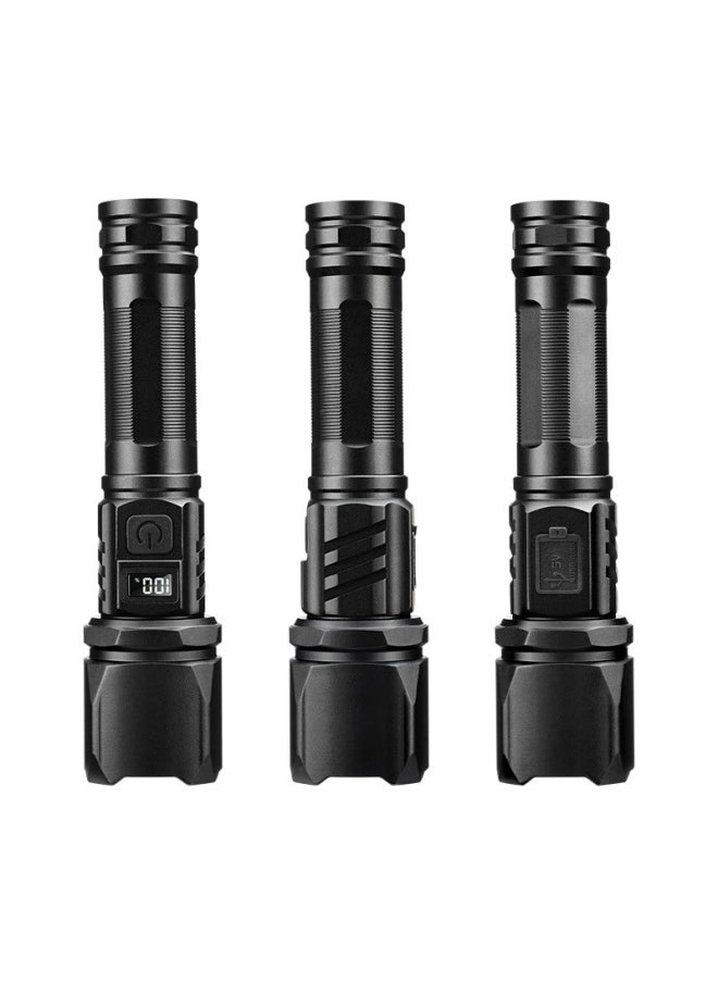 Generic - Flashlight Super Bright White Laser Outdoor Long-range Digital Display Multi-functional Tactical Strong Light Flashlight-Product Specifications:S80 White Laser Single Flashlight + Usb Cable (battery Not Included) - Image 1