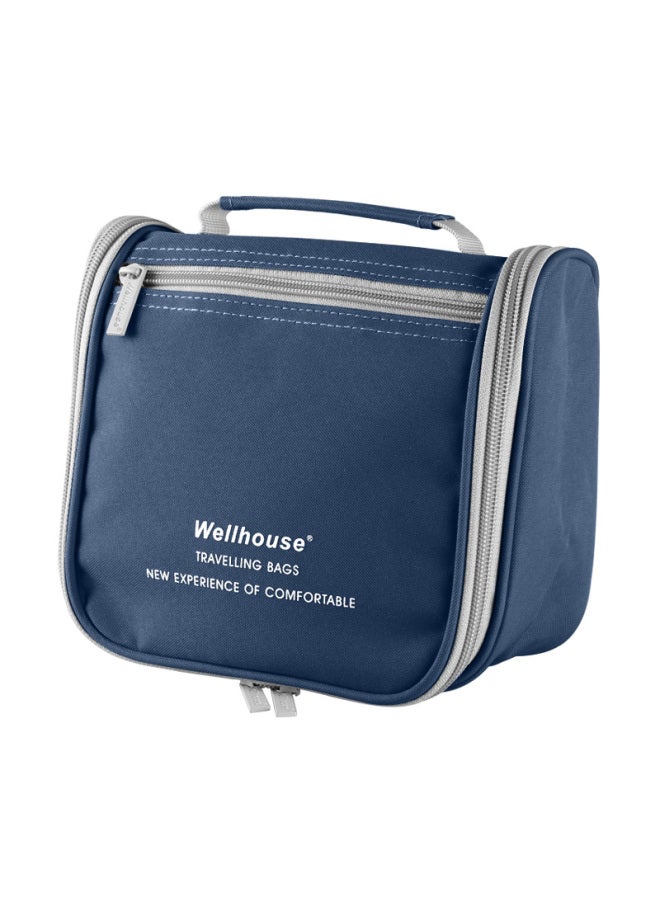 Wellhouse Wellhouse Toiletry Bag, Travel Makeup Organizer For Men And Women, Portable Cosmetic Bag For Business Trips, Deep Blue  - Image 2