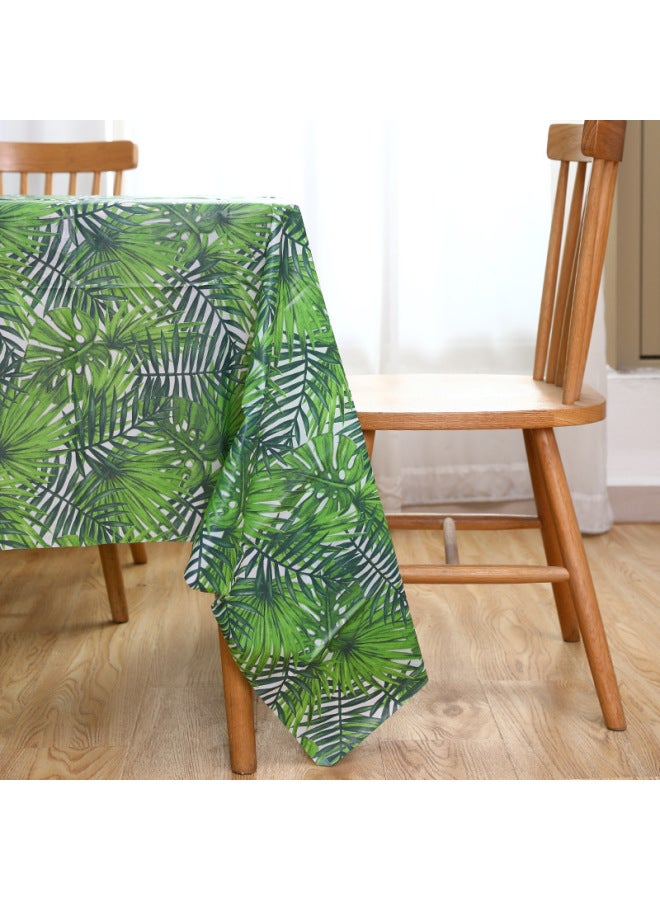 Disposable Tablecloth Printed Party Decorative Tablecloth PEVA Thickened Party Tablecloth Four Colors-Color:Milk Pattern-Specifications:137*274cm - Image 5