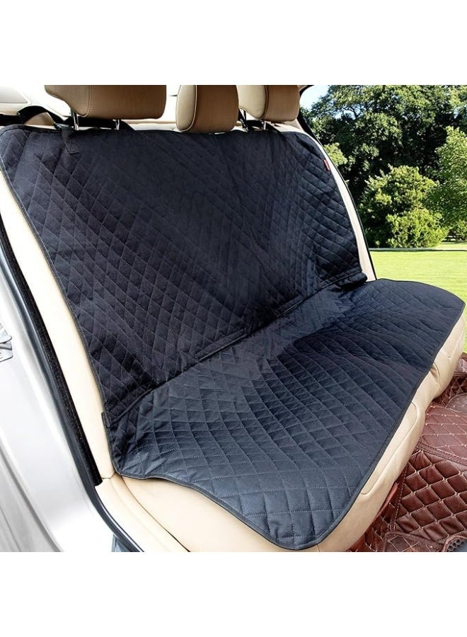 Waterproof Dog Car Seat Cover for Back Seat, Non-Slip & Universal Fit for SUV, Car, Truck with 4 Safety Belt Openings for Secure Travel - Image 5