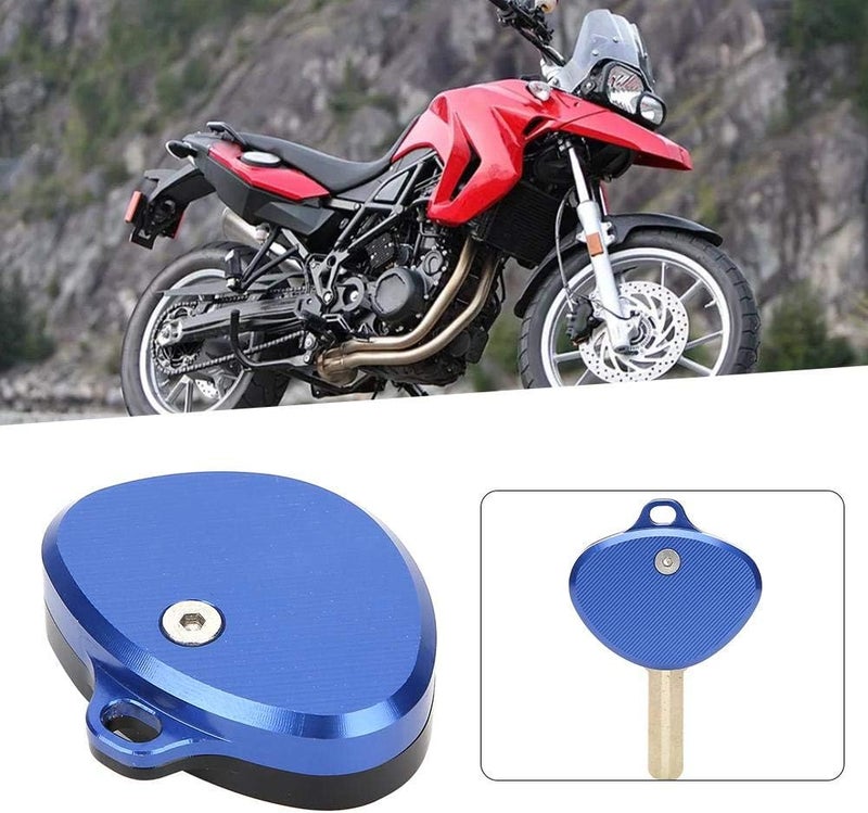 woobles Motorcycle Key Cover, Motorcycle Key Cover Case Key Protection Shell for F650 F800GS K1300S/R S1000RR(Blue) Blue - Image 3