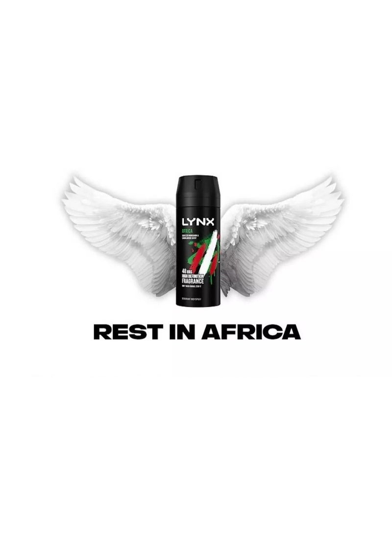 Lynx Aerosol Bodyspray Africa 200 ml - Image 3