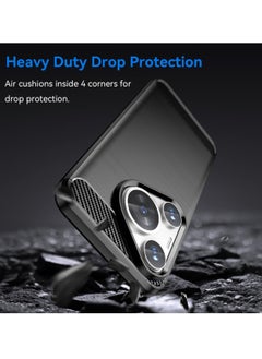 Wtech Soft Silicone Brushed Texture Protective Case Cover For Huawei Pura 70 5G 2024 Black  - Image 2