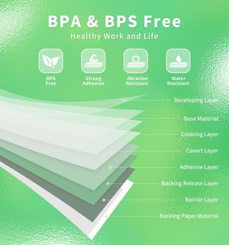 Phomemo Continuous Labels,3 Roll D30 Label Maker Tape,Durable Printed Non-Precut Label Color for Daycare,Name,Travel,Lunch Boxes,Cup,School Supplies,for Phomemo D30 Q30 D35,0.59'' x 19.68ft - Image 2