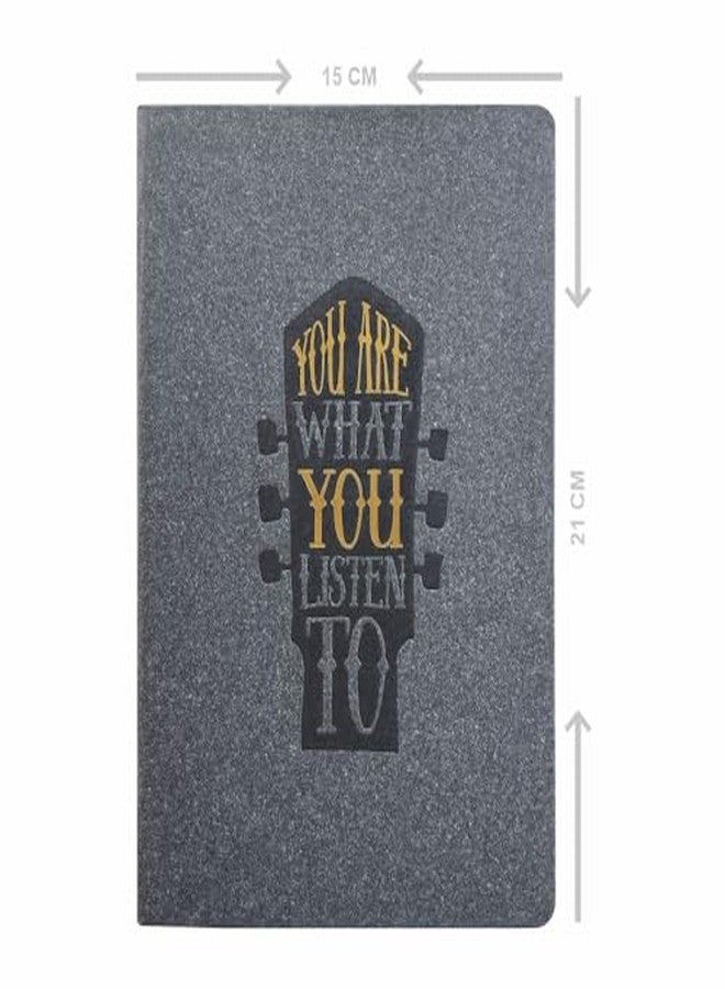 Anupam Natal A5 Ruled Journal Notebook 192 Pages 80Gsm Lined Notebook 100% Recycled Paper Cover with Gold Foiling Designer Titles Journal for Notes Taking & Writing in School and Office (Brown) - Image 3