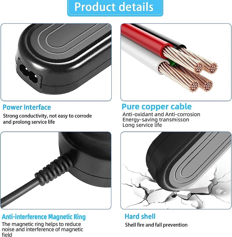 TKDY CA-110 Camcorder Charger CA110 Power Adapter Kit fit for Canon VIXIA HF M50 R800 R80 R700 R500 M52 M500 HF-R70 HF-R72 HF-R700 R50 R52 R60 R200 R300, LEGRIA HF R206 R26 Cameras. - Image 5