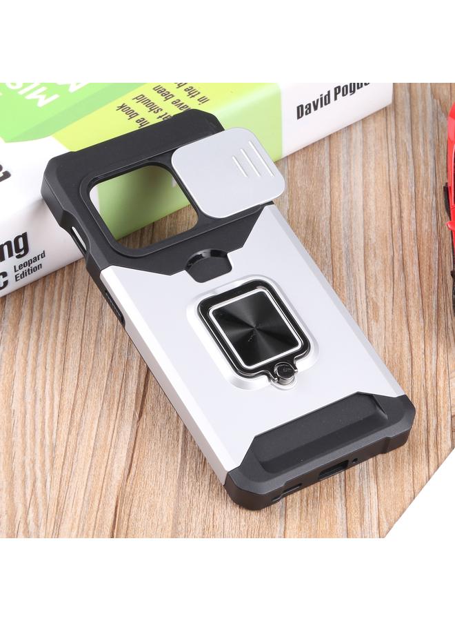 S-TOP Case For OnePlus 10 Pro Sliding Camera Cover Design PC + TPU Shockproof Phone Case - Image 2